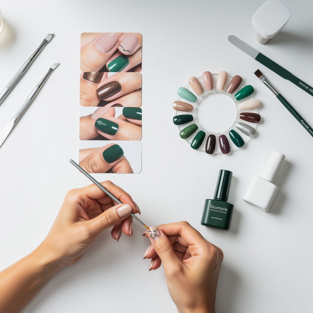 Infinity Gomersal professional nail art gallery showcasing gel polish designs and extensions